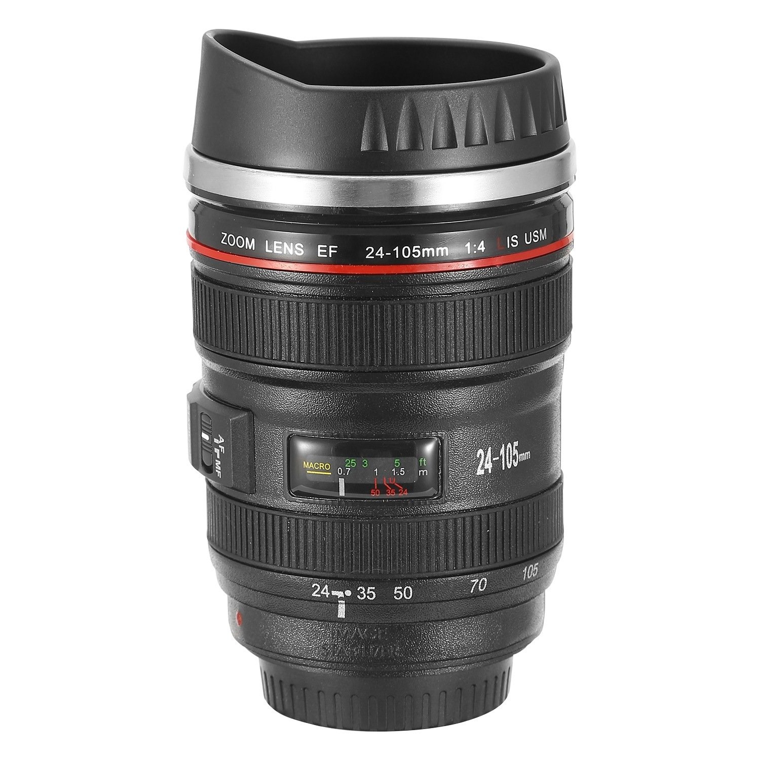 Camera Lens Coffee Mug Cup 13.6oz Food-Grade Stainless Steel Travel Photography Insulated Mug for All Ages Camera Lens Coffee Mug Cup 13.6oz Food-Grade Stainless Steel Travel Photography Insulated Mug for All Ages