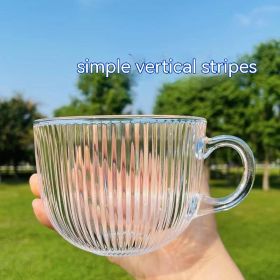 Coffee Oat Flour Brewing Vessel Glass  Cup (Option: 430-Transparent)