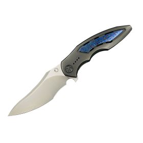 Alloy Folding Knife M390 Steel High Hardness (Color: Black)